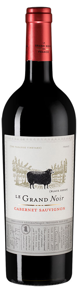 

Вино Jean d'Alibert Le Grand Noir Cabernet Sauvignon красное полусухое Франция, 0,75 л