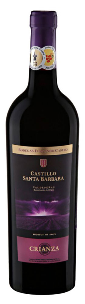 

Вино Castillo Santa Barbara Crianza красное сухое Испания, 0,75 л