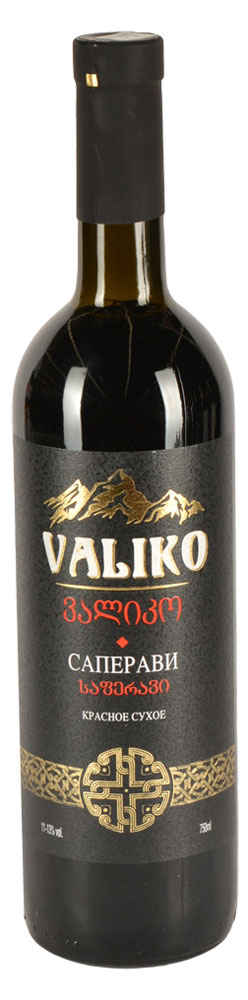 Изображение товара Вино Valiko Саперави столовое красное сухое 0,75л из Крыма