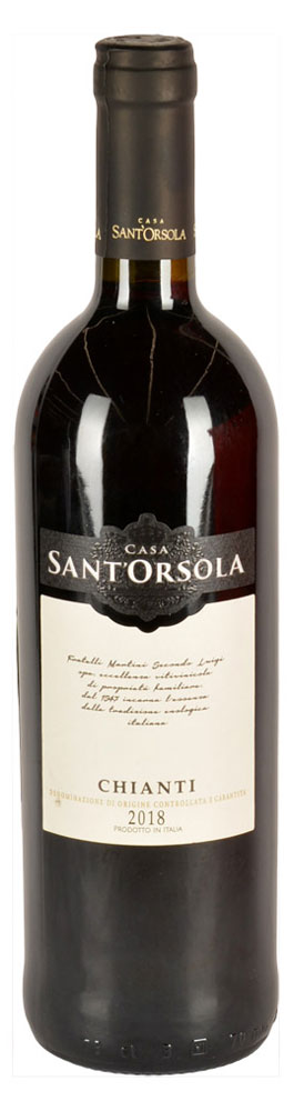 

Вино Casa Sant'Orsola Chianti красное сухое Италия, 0,75 л