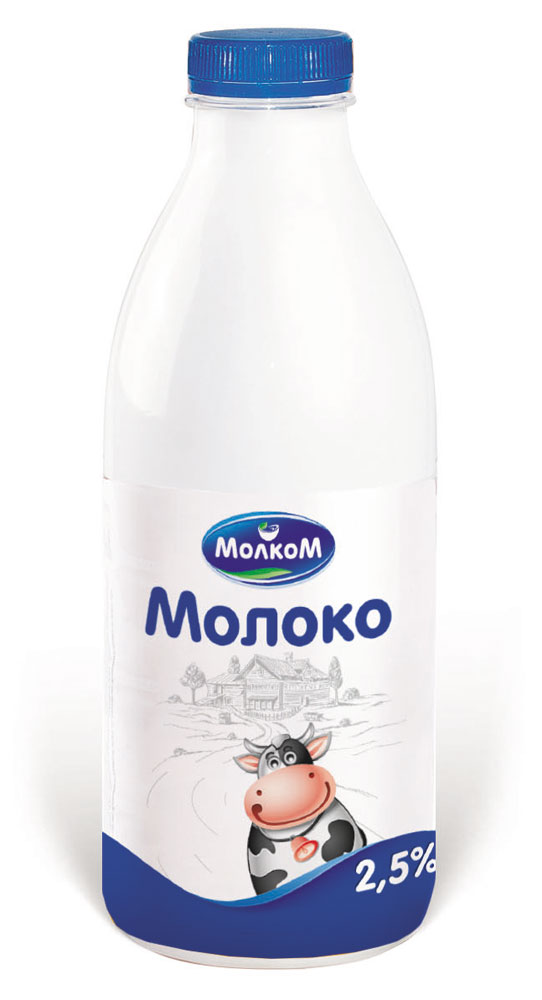 

Молоко МОЛКОМ питьевое Российское 2,5% БЗМЖ, 950 г