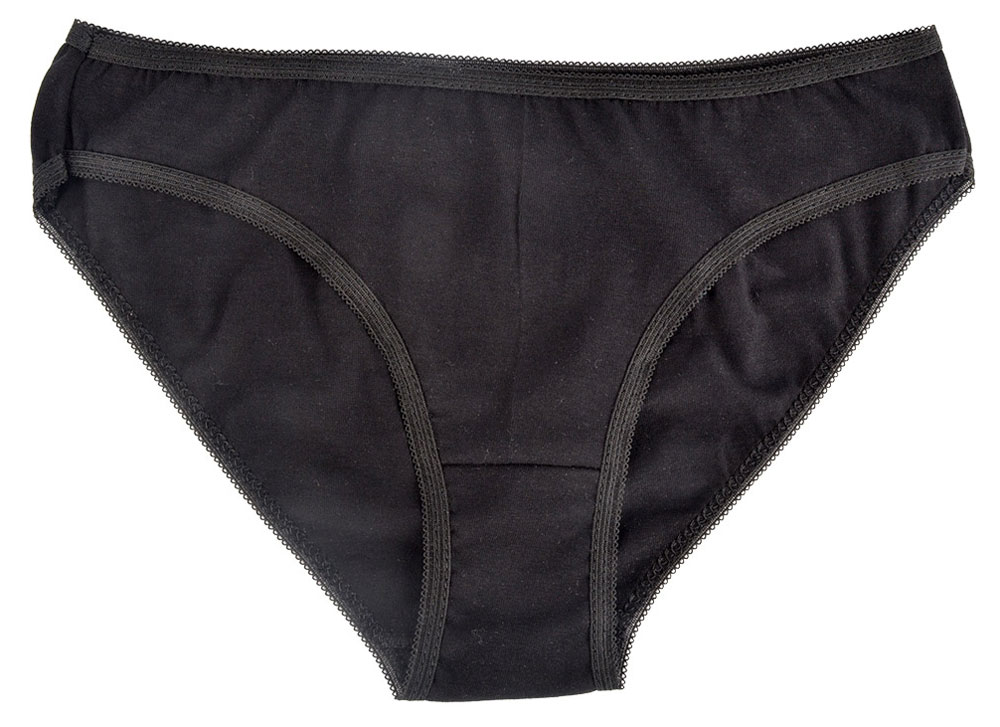 

Трусы-слипы женские Каждый день черные, р.46
