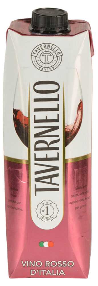 

Вино Tavernello красное полусухое Италия, 1 л