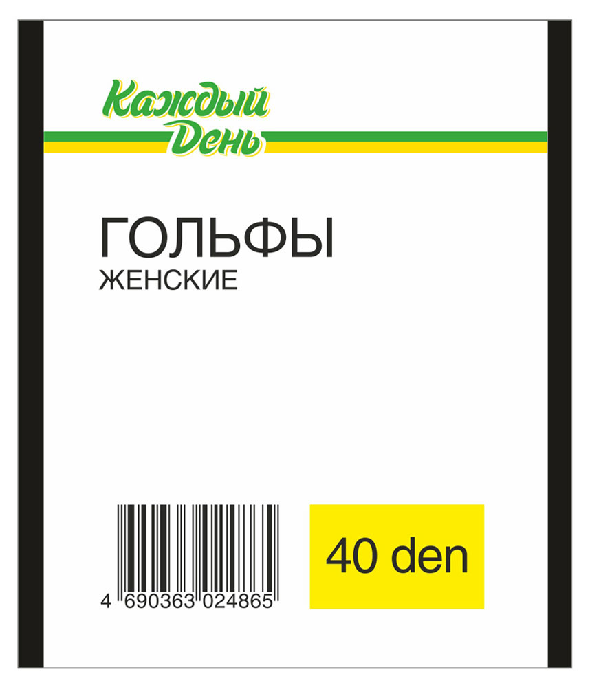 

Гольфы Каждый день 40 den черные