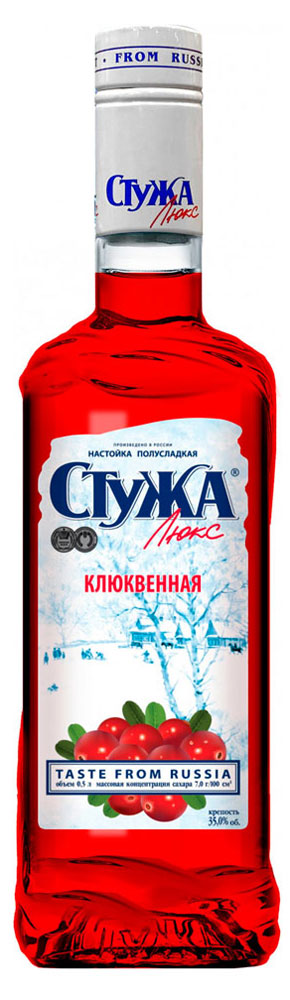 

Настойка Стужа Клюквенная Россия, 0,5 л