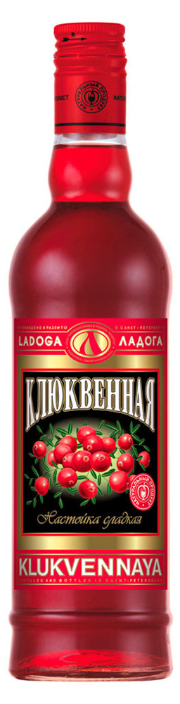 

Настойка Ладога клюквенная на коньяке Россия, 0,5 л