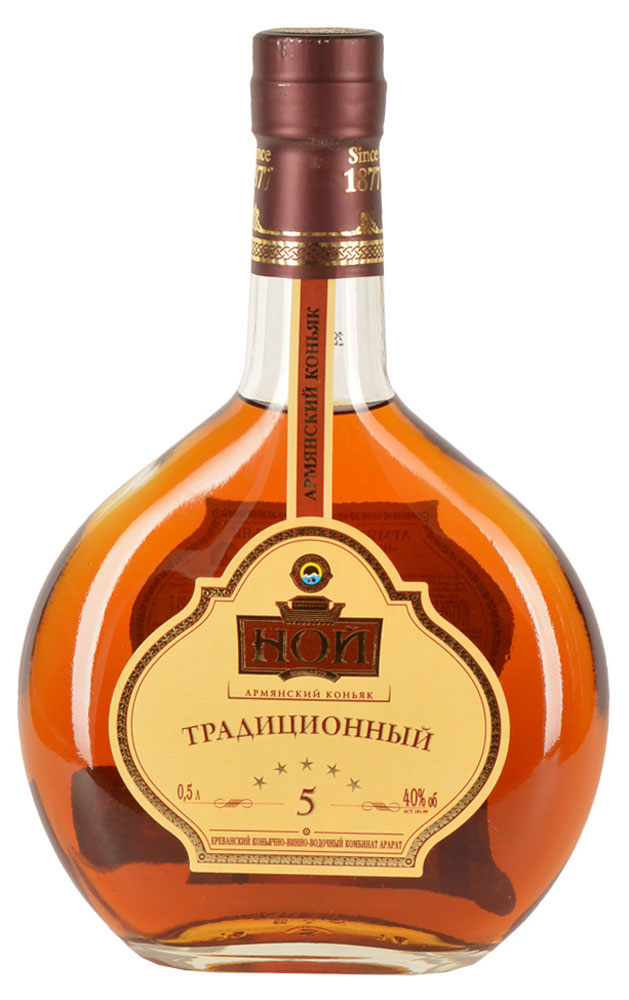 

Коньяк НОЙ Традиционный пятилетний Армения, 0,5 л