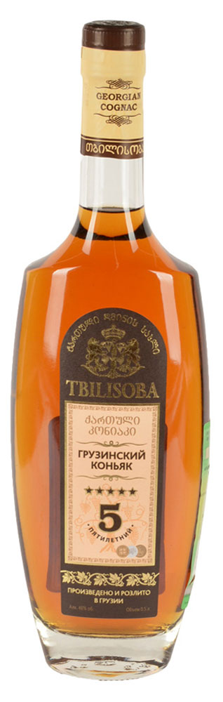 

Коньяк Tbilisoba пятилетний Грузия, 0,5 л