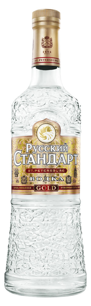 Изображение товара Водка «Русский Стандарт» Gold Россия, 0,5 л - премиум класс и высокое качество
