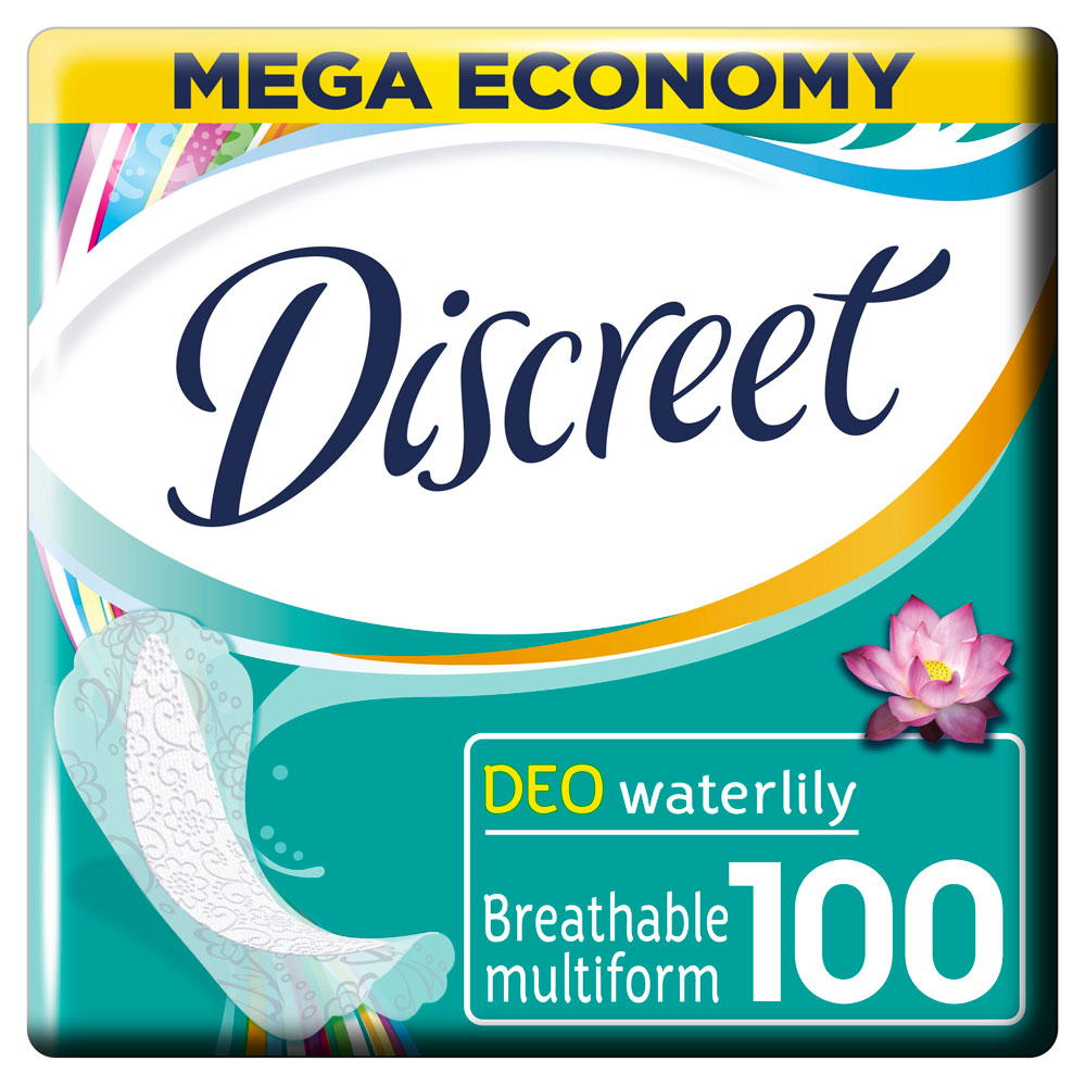 

Прокладки ежедневные Discreet Deo Water Lily Multiform, 100 шт