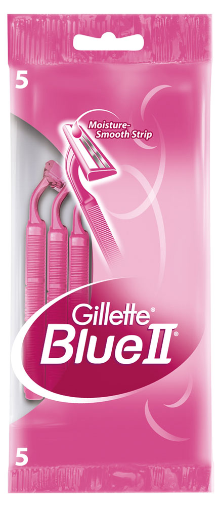 

Станок для бритья женский Gillette Blue 2 одноразовые, 5 шт
