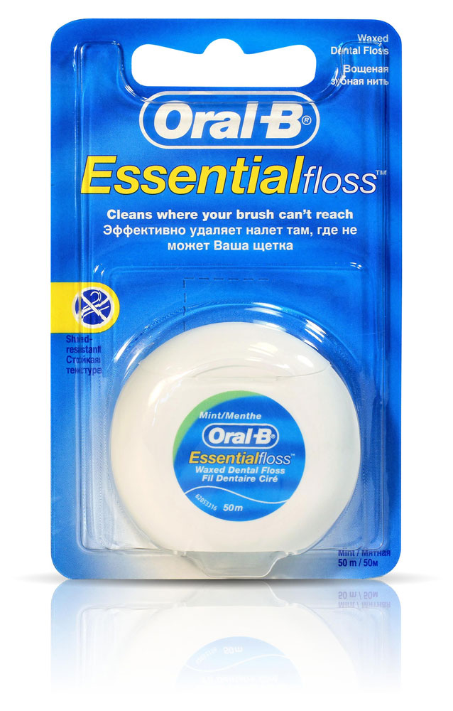 

Зубная нить Oral-B Essential floss, 50 м