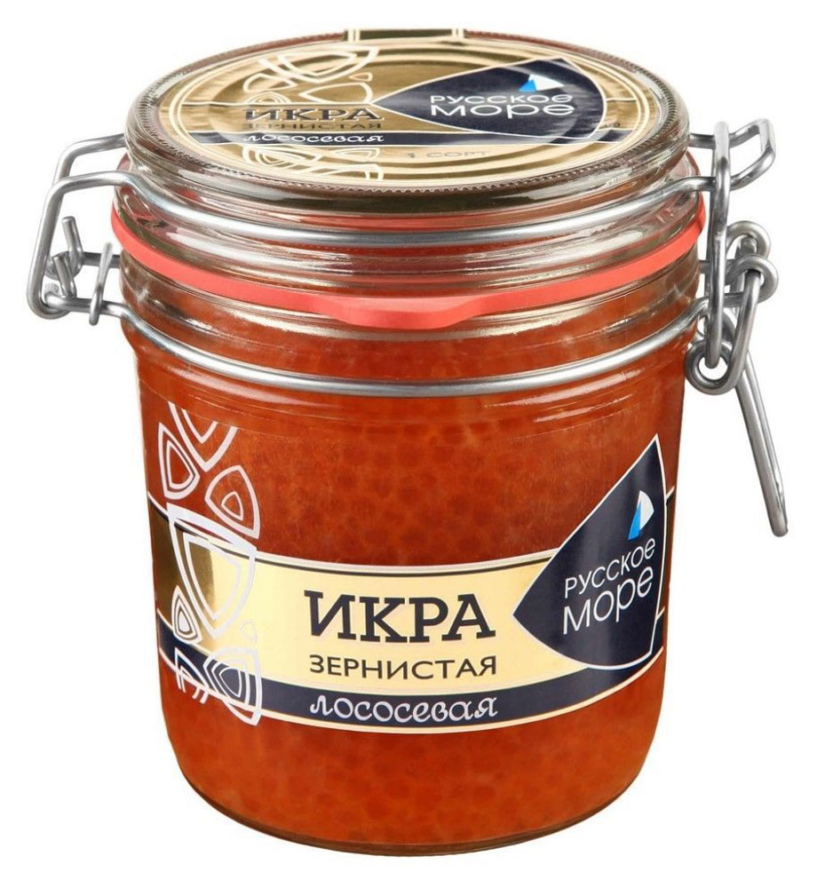 

Икра горбуши Русское море лососевая зернистая, 500 г