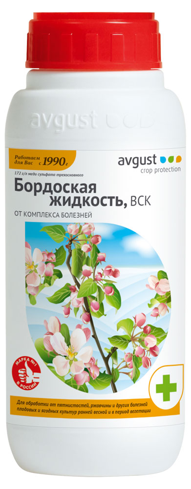 

Фунгицид Avgust Бордоская жидкость, 500 мл