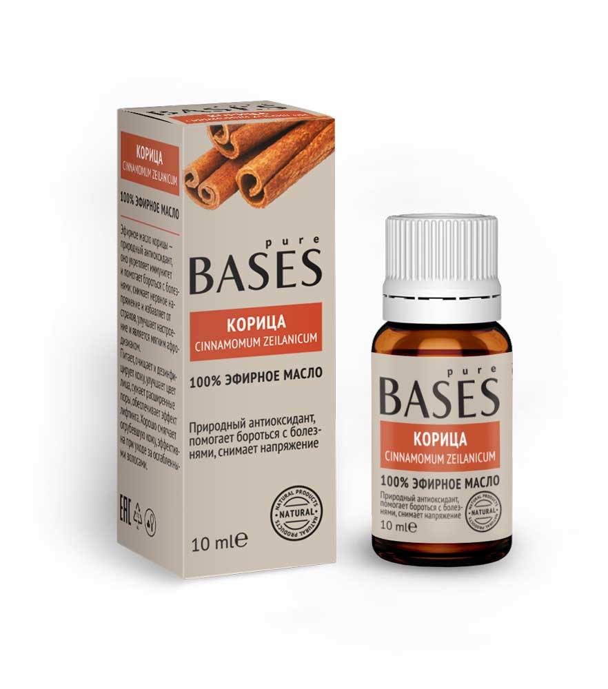 

Эфирное масло Pure Bases 100% Корица, 10 мл