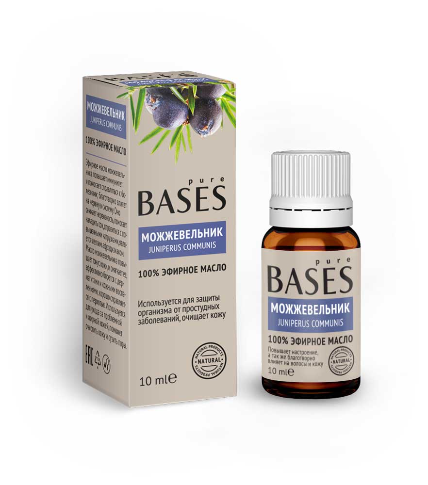 

Эфирное масло Pure Bases 100% Можжевельник, 10 мл