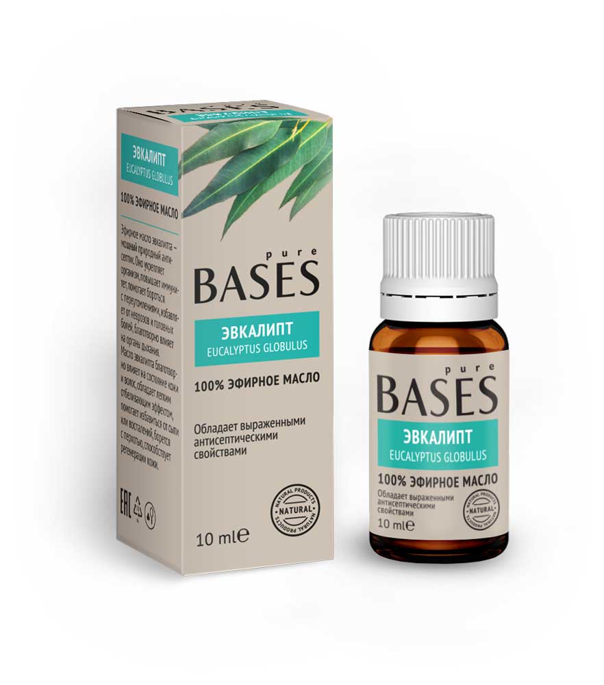 

Эфирное масло Pure Bases 100% Эвкалипт, 10 мл