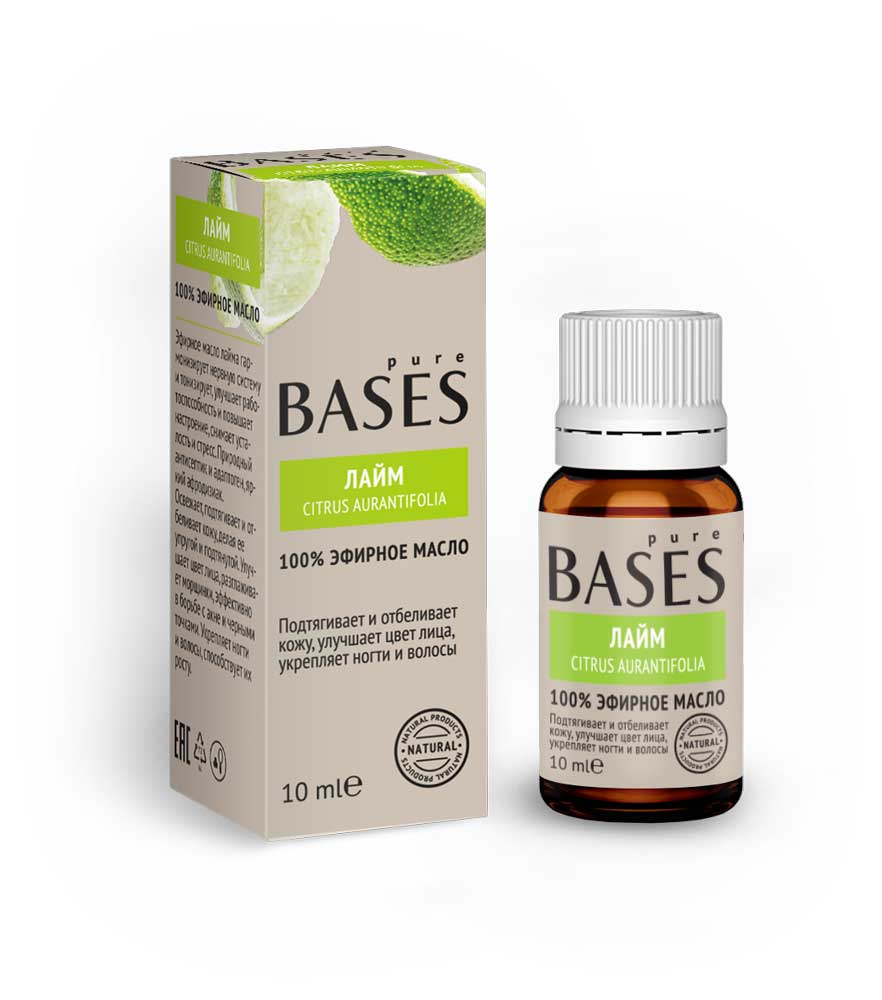 

Эфирное масло Pure Bases 100% Лайм, 10 мл