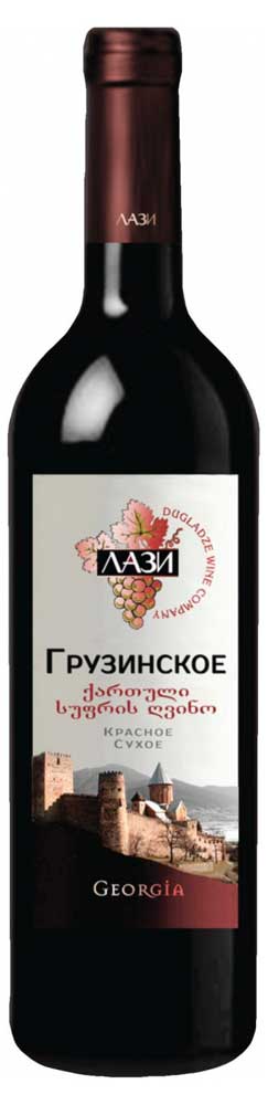 

Вино Лази Грузинское красное сухое Грузия, 0,75 л
