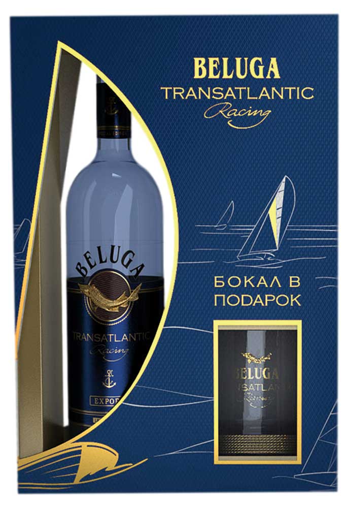 Изображение товара Водка BELUGA Transatlantic Racing 0.7 л в подарочной упаковке Россия