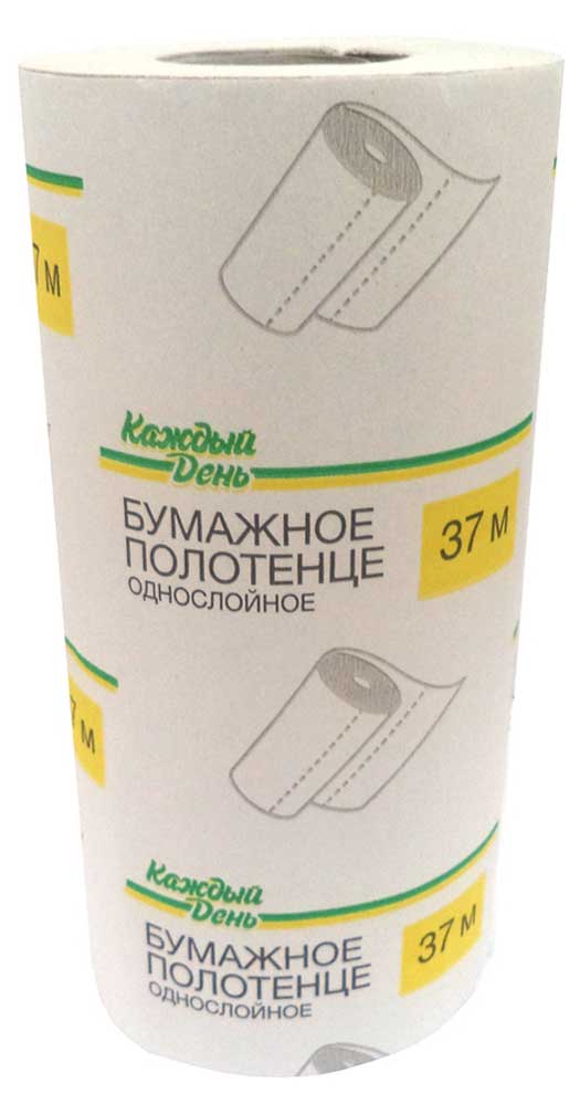 

Полотенце бумажное Каждый день 1 слой, 1 рулон