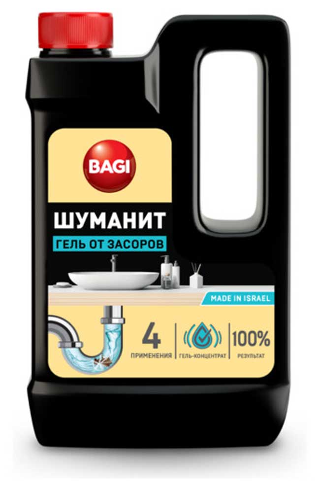 Изображение товара Средство от засоров Bagi Шуманит, 450 мл - эффективная очистка труб