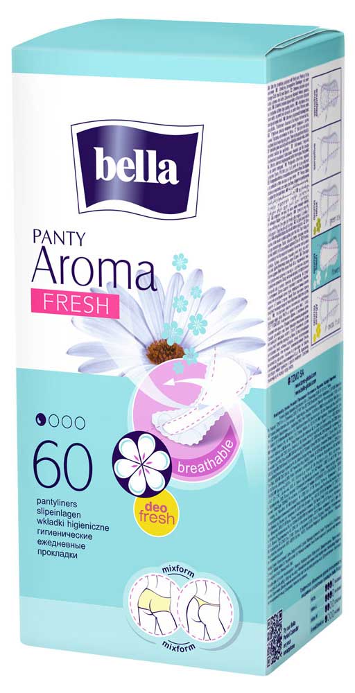 

Прокладки ежедневные Bella Panty Aroma Fresh, 60 шт