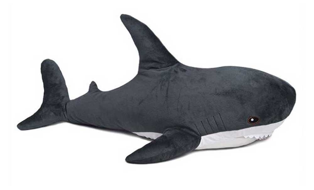 Изображение товара Мягкая игрушка Fancy Акула 98 см, 1 шт в ассортименте