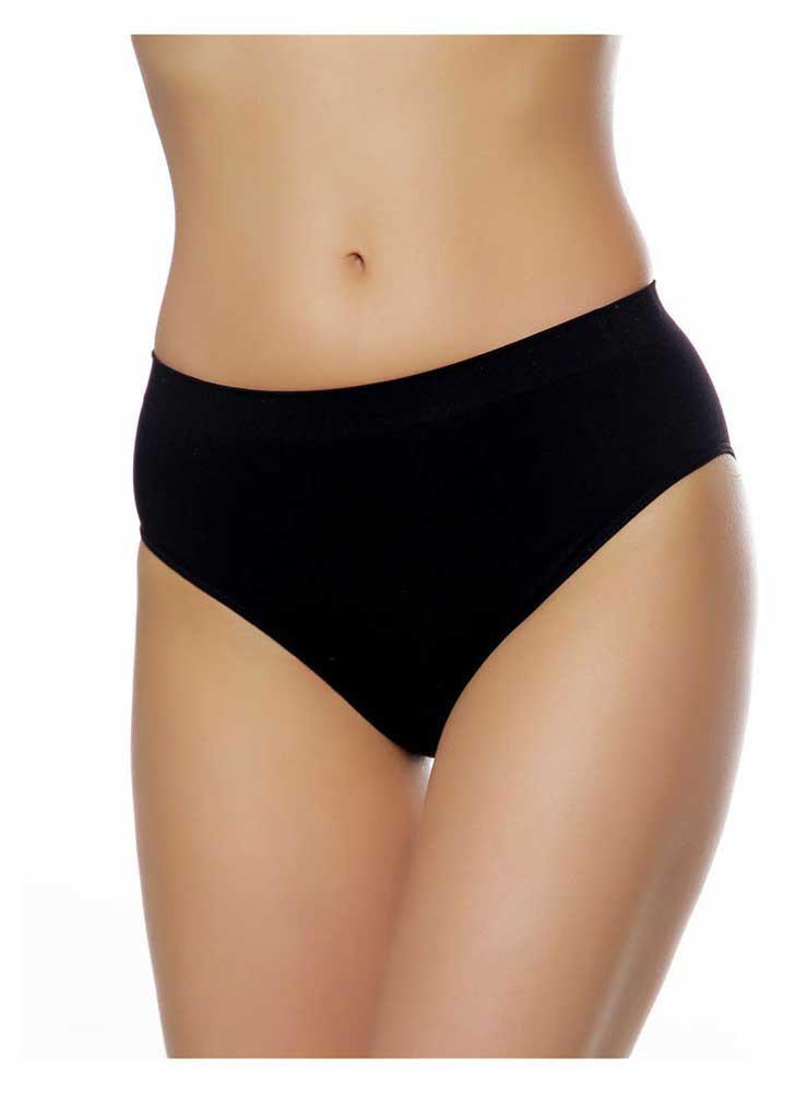 

Трусы-слипы женские SeamlessFLEX черные, р.S/M