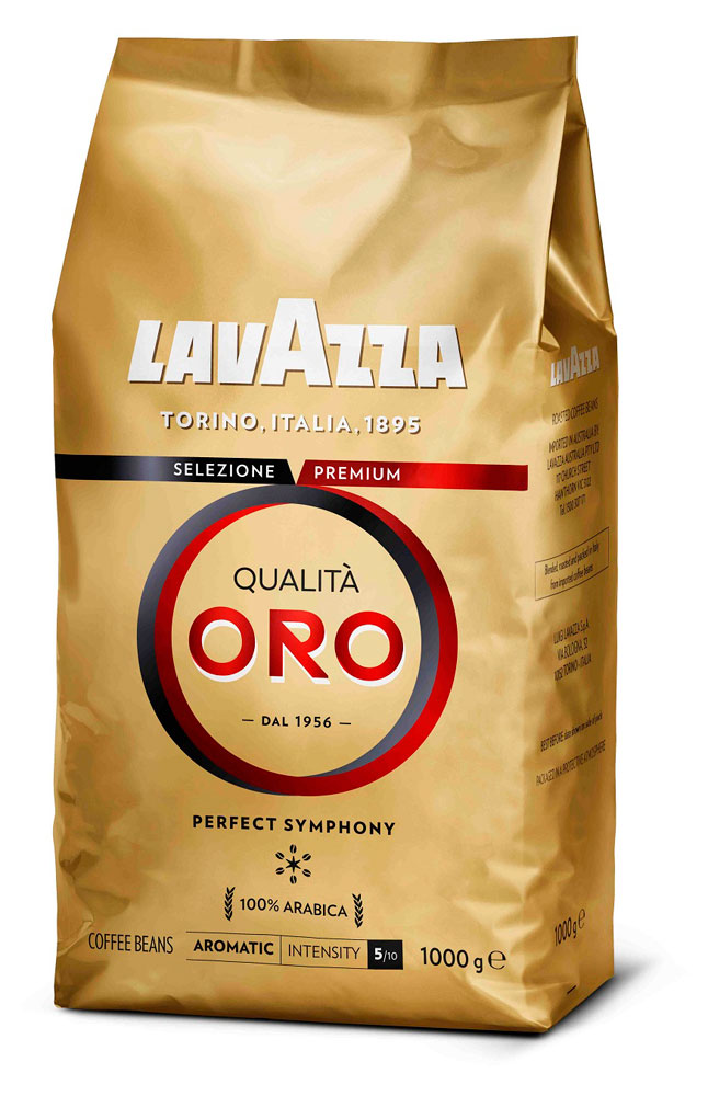 Изображение товара Кофе в зернах Lavazza Qualita Oro 1 кг ароматный и свежий