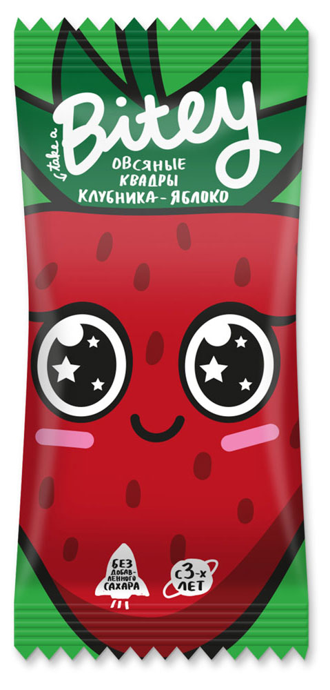 

Батончик Take a Bitey Яблоко-Клубника от 3-х лет, 30 г
