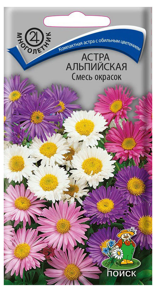 

Семена Астра Поиск Альпийская смесь, 0,3 г