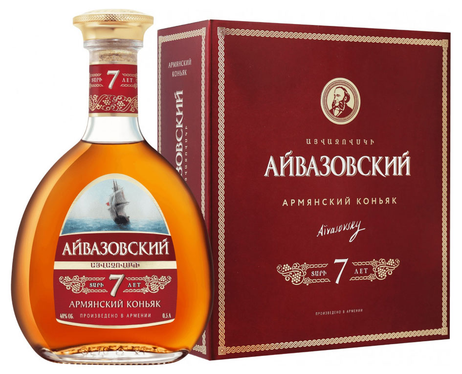 

Коньяк Айвазовский 7 лет Армения, 0,5 л