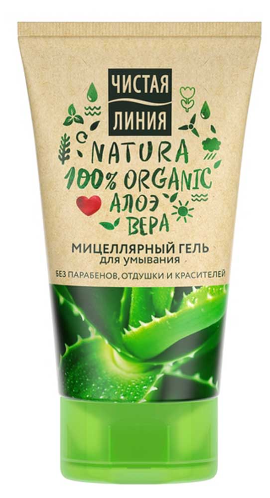 

Мицеллярный гель для умывания Чистая Линия Natura, 120 мл