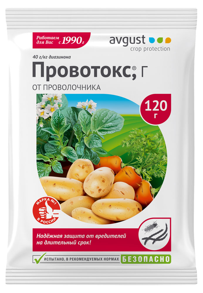 

Инсектицид от проволочника Avgust Провотокс, 120 г