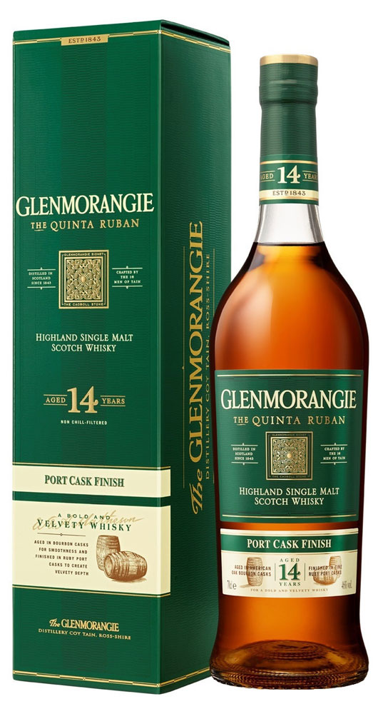Изображение товара Виски Glenmorangie The Quinta Ruban 14 Years Old в подарочной упаковке Великобритания, 0,7 л