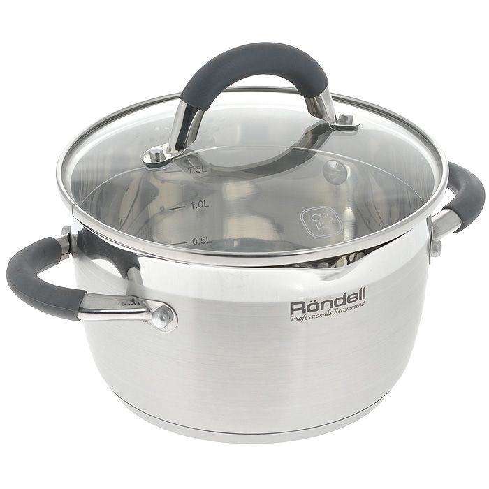 

Кастрюля Rondell Flamme для индукционных плит, 2,3 л