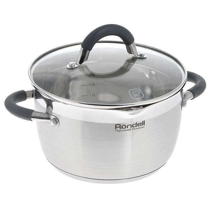 

Кастрюля Rondell Flamme для индукционных плит, 3,2 л