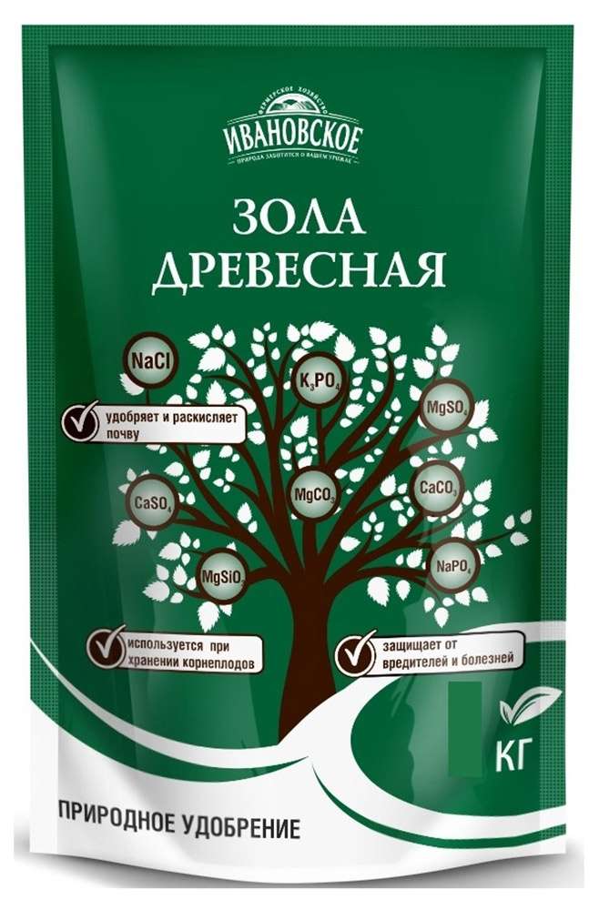 

Зола древесная Фермерское Хозяйство Ивановское, 1 кг