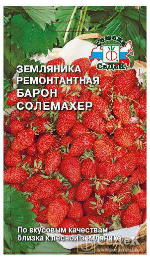 

Семена Земляника СеДеК Барон Солемахер, 0,04 г