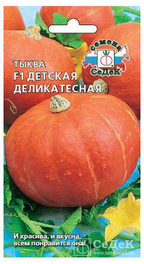 

Семена Тыква СеДеК Детская деликатесная, 1 г