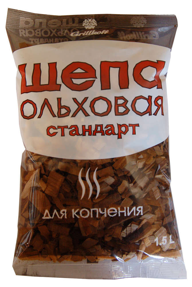 

Щепа ольховая для копчения Grillkoff Стандарт, 1,5 л