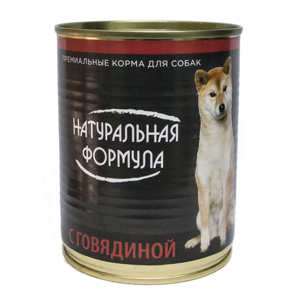 

Консервы для собак Натуральная Формула с говядиной, 350 г