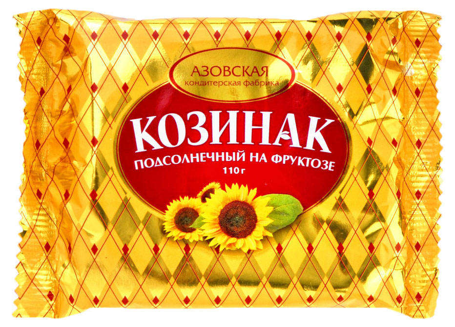 

Козинак подсолнечный Азовская кондитерская фабрика на фруктозе, 110 г