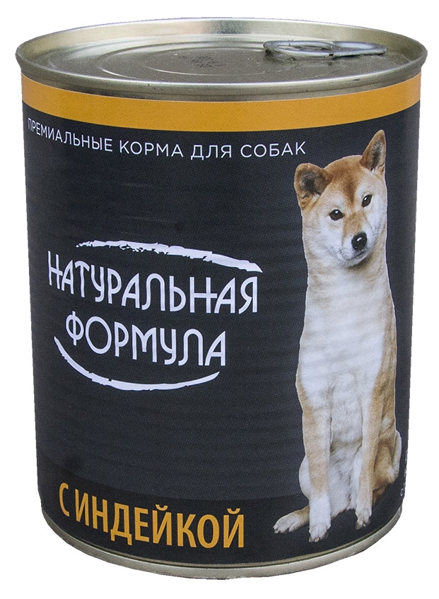 

Консервы для собак Натуральная Формула индейка, 850 г