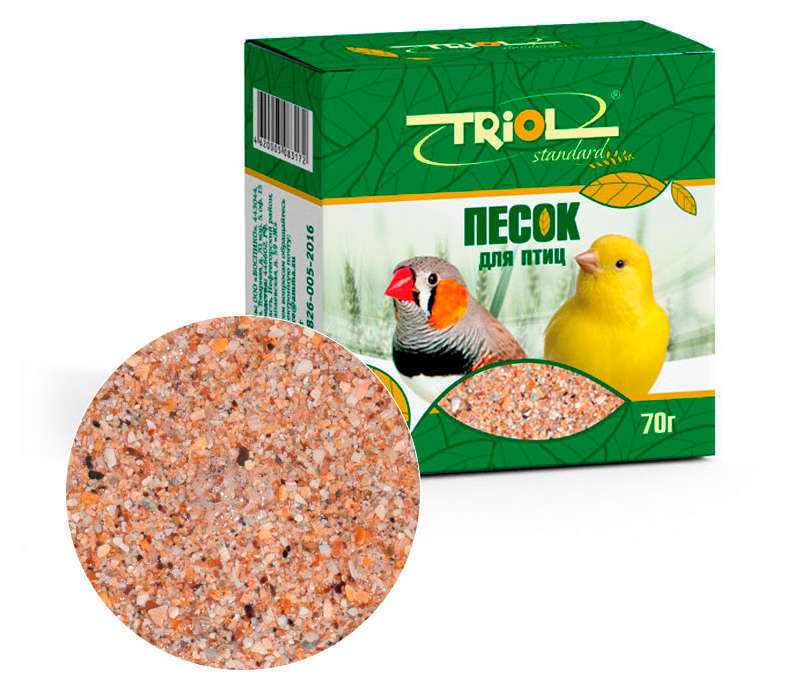 

Подкормка для птиц Triol песок