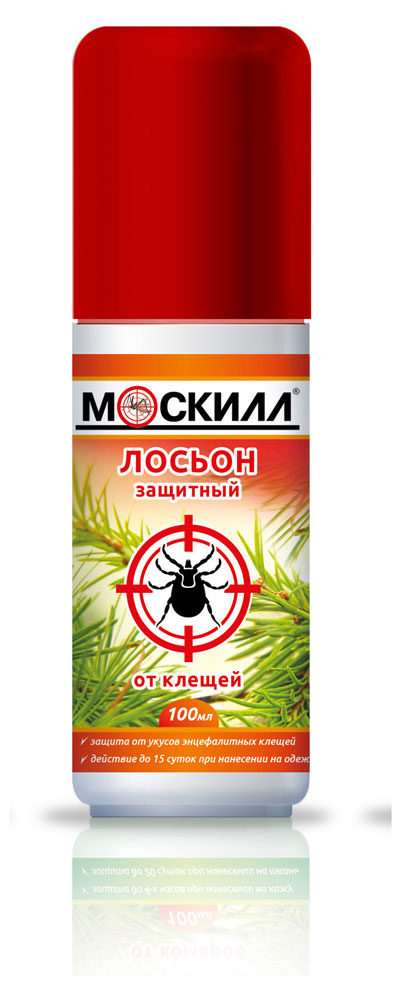 

Лосьон для защиты от иксодовых энцефалитных клещей Москилл, 100 мл