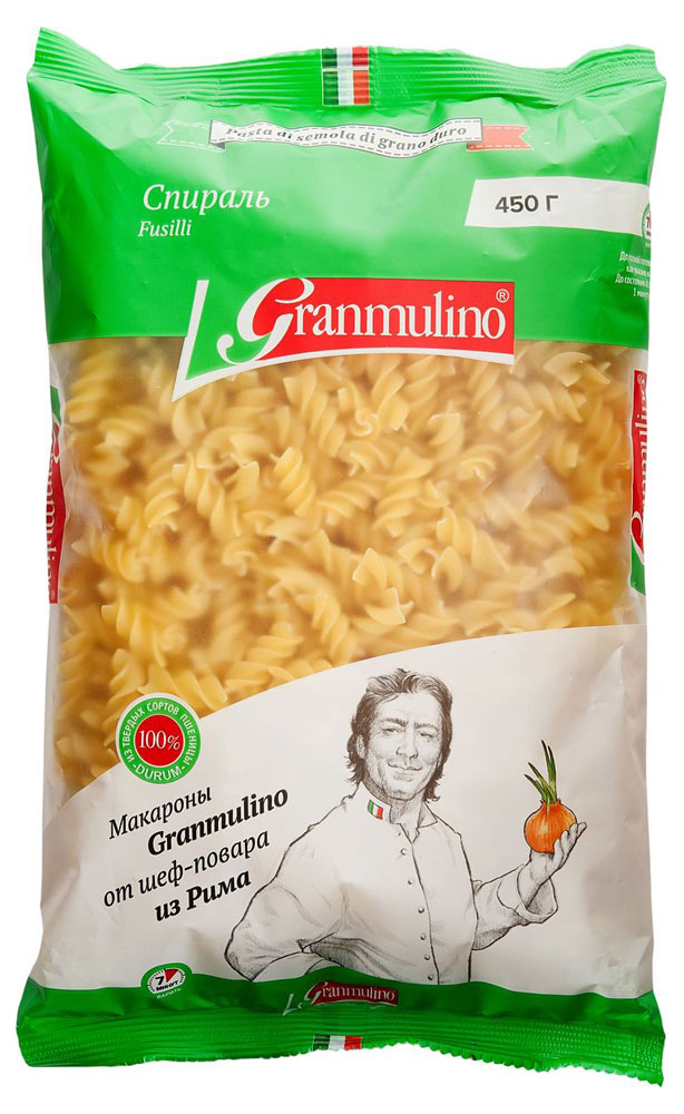 

Макаронные изделия Granmulino спираль 41, 450 г