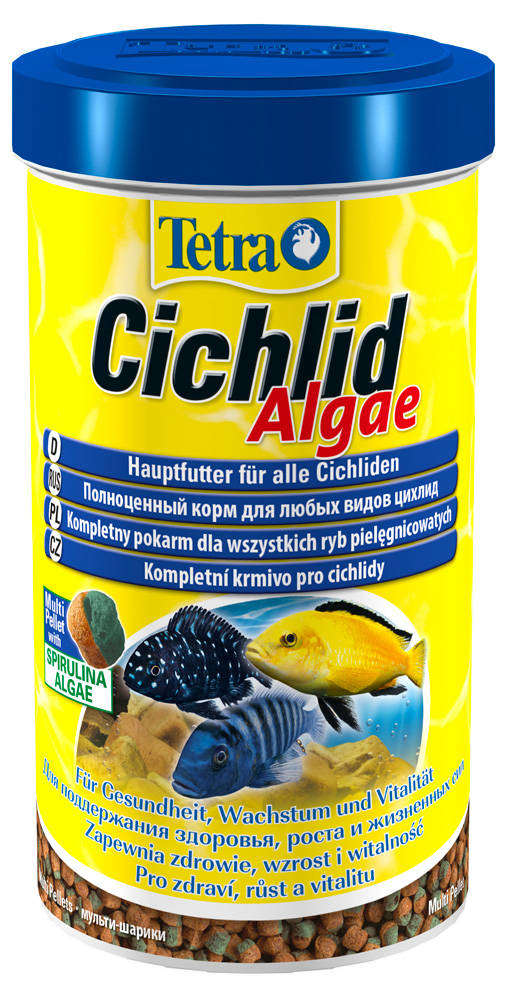 

Корм для всех видов цихлид Tetra Cichlid Algo в виде шариков, 500 мл