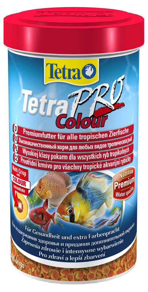 

Сухой корм для рыб Tetra Pro Color для улучшения окраса, 500 мл